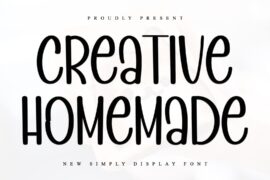 CREATIVE HOMEMADE Font