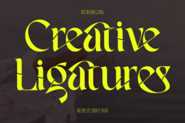 Creative Ligatures Demo Font