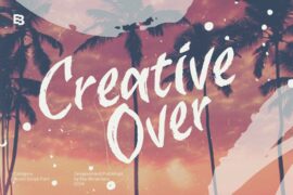 Creative Over Trial Font