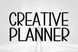 CREATIVE PLANNER Font