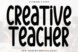 Creative Teacher Font
