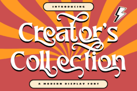 Creator’s Collection Demo Font