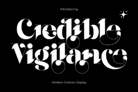 Credible Vigilance Demo Font