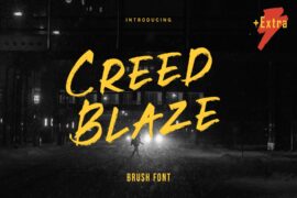 Creed Blaze Font
