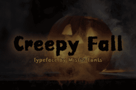 Creepy Fall Font