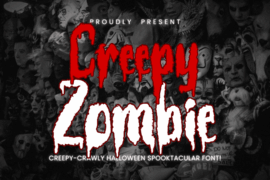 Creepy Zombie Font