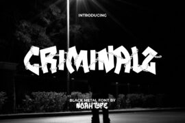 CriminalzDemo Font