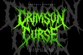 Crimson Curse Font