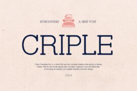 CRIPLE Font