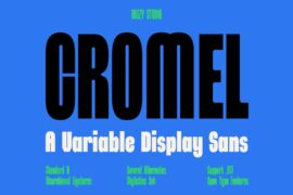 Cromel Demo Font