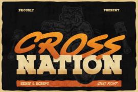 CrossNation Font