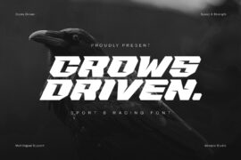 Crows Driven Font