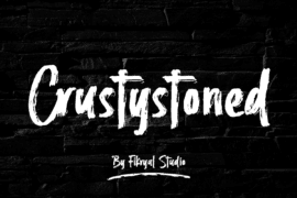 Crustystoned Font