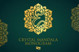 Crystal Mandala Monogram Font