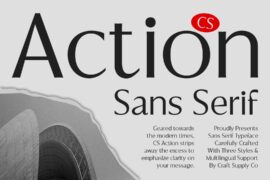 CS Action Demo Font