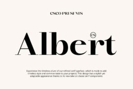 CS Albert Demo Font