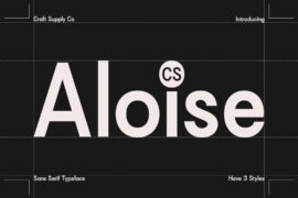 CS Aloise Demo Font