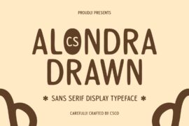 CS Alondra Drawn Demo Font