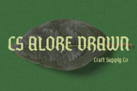 CS Alore Drawn Demo Font
