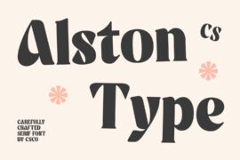 CS Alston Demo Font