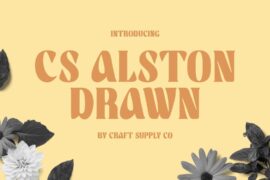 CS Alston Drawn Demo Font