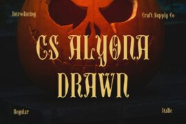 CS Alyona Drawn Demo Font
