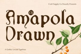 CS Amapola Drawn Demo Font