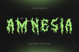CS Amnesia Demo Font