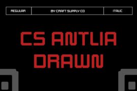 CS Antlia Drawn Demo Font
