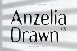 CS Anzelia Drawn Demo Font