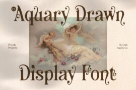 CS Aquary Drawn Demo Font