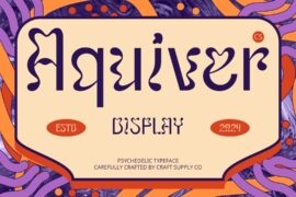 CS Aquiver Demo Font