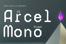 CS Arcel Mono Drawn Demo Font