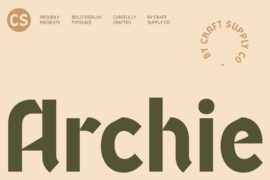CS Archie Demo Font
