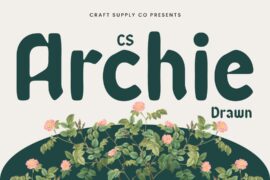 CS Archie Drawn Demo Font