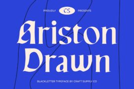 CS Ariston Drawn Demo Font