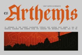 CS Arthemis Demo Font