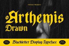 CS Arthemis Drawn Demo Font