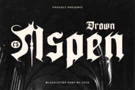 CS Aspen Drawn Demo Font