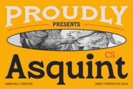 CS Asquint Demo Font