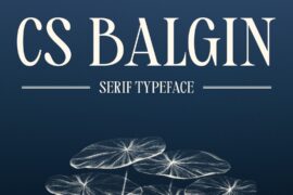 CS Balgin Demo Font