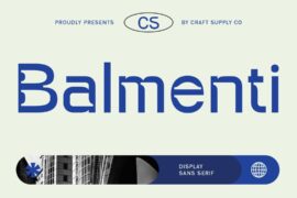 CS Balmenti Demo Font