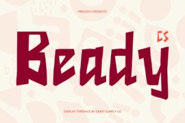 CS Beady Demo Font
