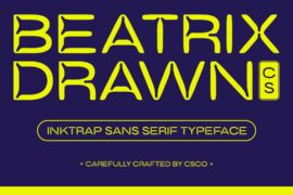 CS Beatrix Drawn Demo Font