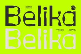 CS Belika Demo Font