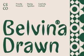 CS Belvina Drawn Demo Font