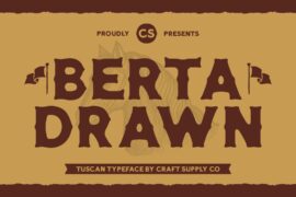 CS Berta Drawn Demo Font