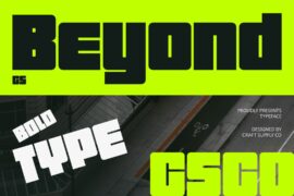 CS Beyond Demo Font
