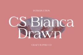 CS Bianca Drawn Demo Font