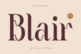 CS Blair Demo Font